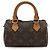 Pochette Mini Speedy Monogram Louis Vuitton Marrone - vista 2
