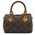 Pochette Mini Speedy Monogram Louis Vuitton Marrone