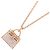 Collana Amulette Kelly di Hermès in oro rosa 18K D'oro