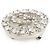 Timeless Chanel Silberbrosche mit Strass - Ansicht 2
