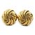Timeless Orecchini a clip dorati Chanel D'oro