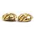 Timeless Orecchini a clip dorati Chanel D'oro - vista 3