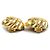 Timeless Orecchini a clip dorati Chanel D'oro - vista 4