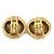 Timeless Orecchini a clip dorati Chanel D'oro - vista 5