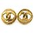 Orecchini a clip in oro Chanel D'oro