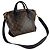 Borsa a Spalla in Pelle Monogram Louis Vuitton Marrone Nero Monogramma - vista 11