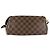 Borsa a Spalla Louis Vuitton Damier Eva in Tela Ebano Damier ebene - vista 3