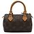Pochette Mini Speedy Monogram Louis Vuitton Marrone