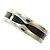 Bulgari Anello in ceramica nera e argento Bvlgari Save the Children Nero