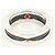 Bulgari Anello in ceramica nera e argento Bvlgari Save the Children Nero - vista 3