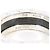 Bulgari Anello in ceramica nera e argento Bvlgari Save the Children Nero - vista 4