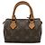 Pochette Mini Speedy Monogram Louis Vuitton Marrone - vista 2