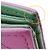Billetera bi-fold Chanel en piel de ternera granulada Rosa Verde - vista 13