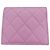 Billetera bi-fold Chanel en piel de ternera granulada Rosa Verde - vista 2