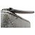 Cartera de cadena de piel de ternera granulada plateada Chanel Plata - vista 12