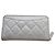 Cartera de cadena de piel de ternera granulada plateada Chanel Plata - vista 2
