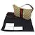 Borsa Gucci in tela beige e marrone - vista 7