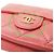 Billetera de tres pliegues para mujeres Chanel Matelassé Rosa - vista 10