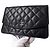 Billetera bi-fold matelassé de Chanel Negro - vista 11