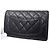 Billetera bi-fold matelassé de Chanel Negro - vista 12