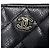 Portafoglio tri-fold da donna Chanel Matelassé Nero - vista 12