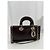 Dior Lady Dior Bolsa em couro de python bordô Bordeaux - vista 4