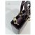 Dior Lady Dior Bolsa em couro de python bordô Bordeaux - vista 7