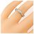 Timeless Großer Ring aus Platin mit Matelassé-Muster von Chanel - Ansicht 5