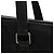 Jacquard Pasta triangular de metal esmaltado Prada em nylon preto - vista 12