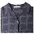 Camicia button-down in lino blu con logo jacquard Jw Anderson - vista 5