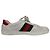 Sneakers basse Gucci Ace Bee in pelle bianca Bianco