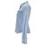 Camisa de botón con acento de corsé Dsquared2 en algodón azul - vista 2