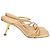 Sandali Lydia Cult Gaia in pelle dorata D'oro Metallico