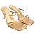 Sandali Lydia Cult Gaia in pelle dorata D'oro Metallico - vista 4