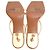 Sandali Lydia Cult Gaia in pelle dorata D'oro Metallico - vista 6