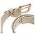 Chloé Buckle Belt in White Leather Cream - view 4