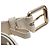 Chloé Buckle Belt in White Leather Cream - view 5