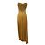 Vestido Maxi Sin Espalda Salvatore Ferragamo en Polietileno Marrón - vista 3