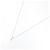 Autre Marque Collier en diamant en or blanc Au750 Argenté - vue 2
