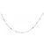 Autre Marque Collana in Oro Bianco 750 Argento