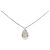 Autre Marque Collana in platino e diamanti Argento