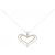 Autre Marque Diamant-Halskette aus Weißgold und Roségold Au750 Golden