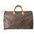 Borsa a mano Speedy Louis Vuitton in tela Monogram 30 Beige