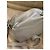 Borsa Hobo Balenciaga in pelle grana - Grigio - vista 6