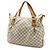 Borsa Tote Louis Vuitton Damier Azur Evora MM Crudo - vista 3