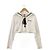Miu Miu Top Marinero Blanco de Manga Larga