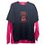 Balenciaga Logo T-Shirt und rosa Pullover Set Mehrfarben