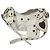 Balenciaga Borsa a Spalla Le Cagole Small in Denim Bianco