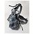 Borsa a spalla Balenciaga Le Cagole XS in Denim Blu - vista 4