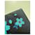 Louis Vuitton Sciarpa in Cotone Monogram Takashi Murakami Blu Blu scuro  - vista 5